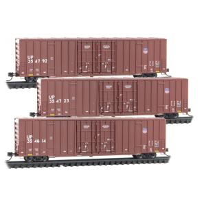 マイクロトレインズ (N)0399302150 60ft ボックスカー Union Pacific 3両セット 返品種別B｜joshin