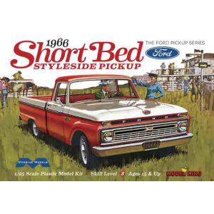 メビウスモデル 1/ 25 1966年型 フォード F-100 ショートベッド スタイルサイド ピックアッププラモデル 返品種別B