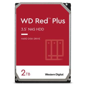 Western Digital 3.5インチ NASハードディスクドライブ WD Red Plus 2TB 簡易パッケージ NAS向けモデル 5400rpm 64MBキャッシュ WD20EFPX 返品種別B