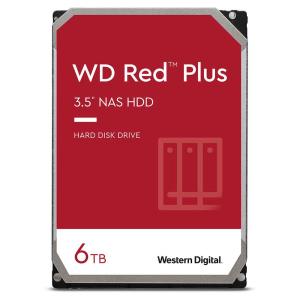 Western Digital(ウエスタンデジタル) 3.5インチ NASハードディスクドライブ WD Red Plus 6TB 簡易パッケージ NAS向けモデル WD60EFPX 返品種別B