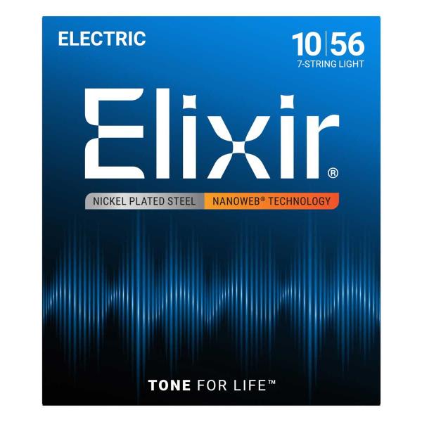 エリクサー エレキギター弦(7-string/ Light/ .010-.056) Elixir A...