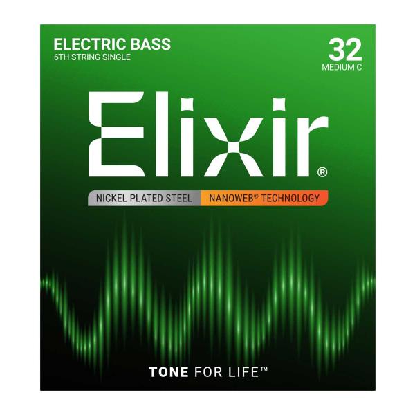 エリクサー エレキベース バラ弦 6弦(Medium C/ .032) Elixir ELECTRI...