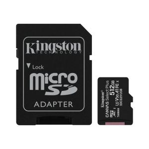 Kingston microSDXCメモリカード 512GB Class10 UHS-I U3 V30 A1 Canvas Select Plus SDCS2/ 512GB