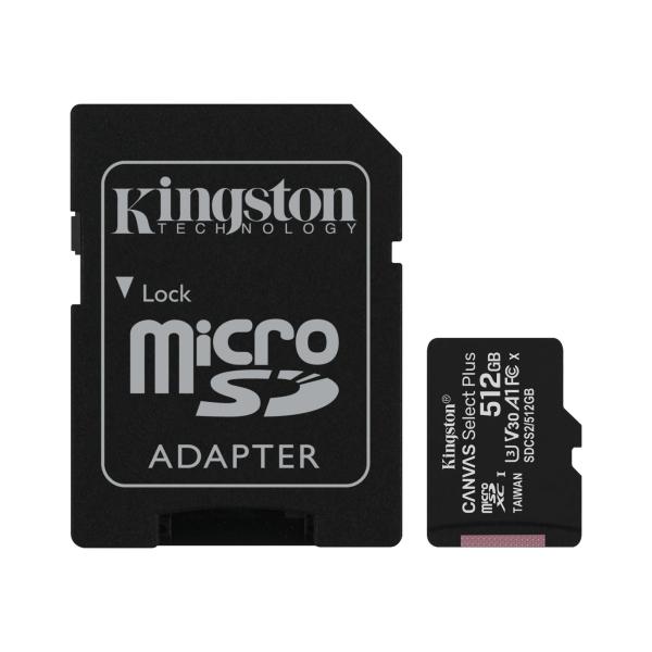 Kingston(キングストン) microSDXCメモリカード 512GB Class10 UHS...