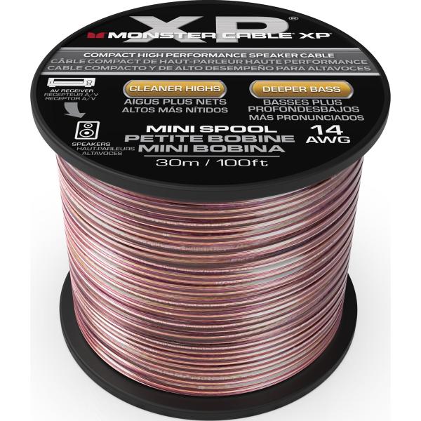 モンスターケーブル スピーカーケーブル30m巻き MONSTER CABLE ME-S14-30M ...