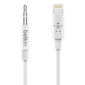 BELKIN Lightning to 3.5mm オーディオケーブル 90cm(ホワイト) AV10172BT03-WHT 返品種別A｜joshin