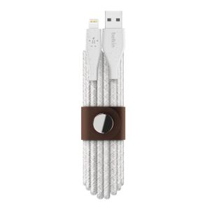 BELKIN DuraTek Plus USB-A to Lightningケーブル 1.8m(ホワイト) F8J236BT06-WHT 返品種別A｜joshin