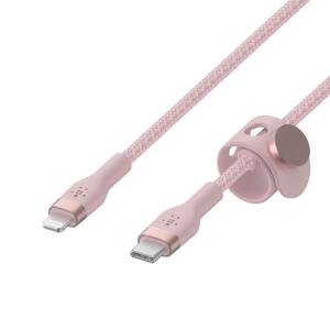 BELKIN BOOST↑CHARGE PRO Flexライトニング to USB-Cケーブル 1m(ピンク) CAA011BT1MPK 返品種別A｜joshin