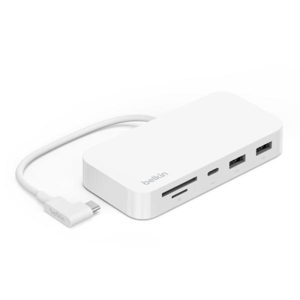 BELKIN USB-C 6-in-1 マウント付き マルチポートハブ INC011BTWH 返品種...