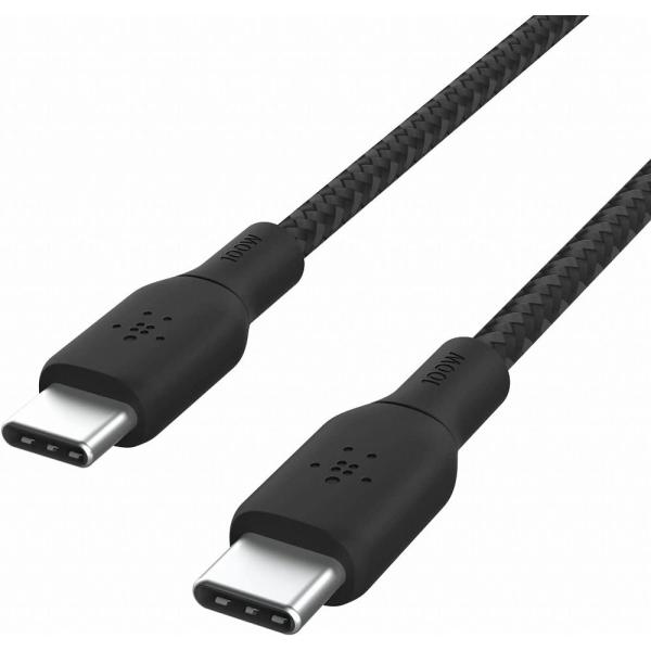 BELKIN BOOST↑CHARGE USB-C to USB-Cケーブル 100W 3m(ブラッ...