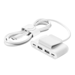 BELKIN RockStar 30W 4ポート充電分配器 電源エクステンダー(ホワイト) BUZ001BT2MWHB7 返品種別A｜joshin