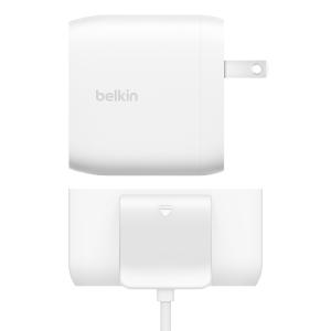 BELKIN 30W + 30W 2ポート PPS USB-C PD急速充電器 + 30W 4ポート充電分配器セット WCB010DQ2MWH-B7 返品種別A｜joshin