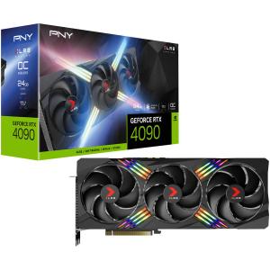 PNY(ピーエヌワイ) PNY GeForce RTX 4090 24GB XLR8 Gaming VERTO EPIC-X RGB OC 3FAN /  PCI-Express 4.0 グラフィックスボード VCG409024TFXXPB1-O 返品種別B