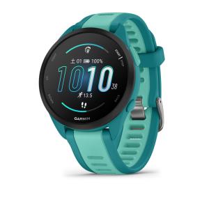 ガーミン Forerunner 165 Music Turquoise (Suica対応) スマートウォッチ 010-02863-92 返品種別A｜joshin