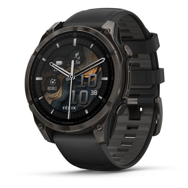 ガーミン fenix 8 Sapphire AMOLED 47mm Ti Carbon Gray D...