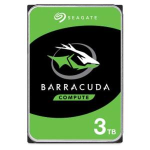 Seagate(シーゲイト) BarraCuda 3.5インチ 内蔵ハードディスク 3TB SATA...