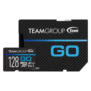 Team(チーム) (Insta360推奨品)GO Micro SDXC UHS-I U3 V30 メモリーカード 128GB 変換アダプター付き TGUSDX128GU303 返品種別B｜Joshin web