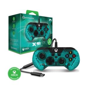 HYPERKIN JAPAN (Xbox Series)X91 ICE 有線コントローラー Aqua Green 返品種別B｜joshin