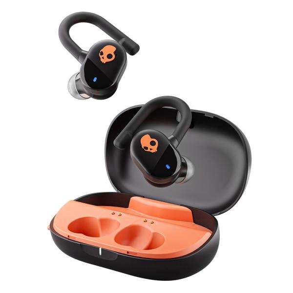 スカルキャンディ 完全ワイヤレスBluetoothイヤホン(BLACK ORANGE) Skullc...