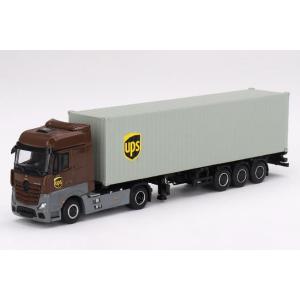 MINI-GT 1/ 64 メルセデス ベンツ アクトロス 40ftコンテナ ”UPS ヨーロッパ”...