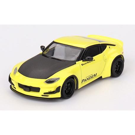 MINI−GT 1/ 64 Pandem Nissan Z イカズチイエロー(左ハンドル)(MGT0...