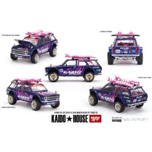 MINI-GT 1/ 64 ダットサン 510 ワゴン 4x4 Kaido Offroad V2(右...
