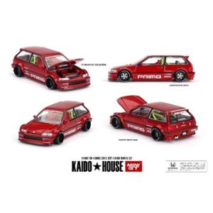 MINI-GT 1/ 64 Honda シビック EF Kaido Works V2(左ハンドル)(...