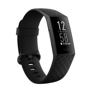 フィットビット ウェアラブル活動量計 (ブラック/ ブラック) L /  SサイズFitbit Charge4 GPS搭載  Black /  Black FB417BKBK-FRCJK 返品種別A