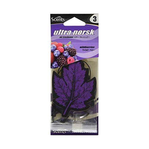ホルツ 車用 芳香剤 SCENTS センツワイルドベリー 3枚入 吊り下げ型 Holts NOR49...