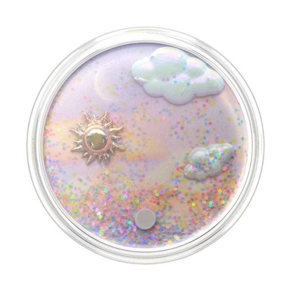 PopSockets スマホグリップ 4Dラメ オーロラ ドリーム ポップグリップ Dreamy W...