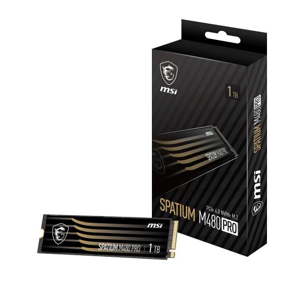 MSI MSI SPATIUM M480 Pro PCIe 4.0 NVMe M.2 1TB S78...