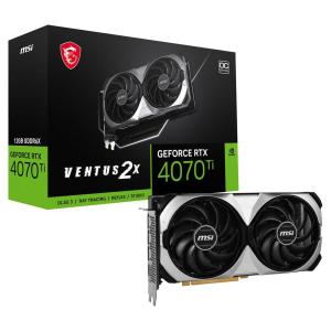 MSI MSI GeForce RTX 4070 Ti VENTUS 2X 12G OC /  PCI-Express 4.0 グラフィックスボード 4070TIVENTUS2X12GOC 返品種別B