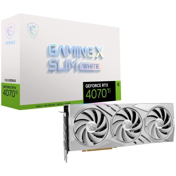 MSI MSI GeForce RTX 4070 Ti GAMING X SLIM WHITE 12...