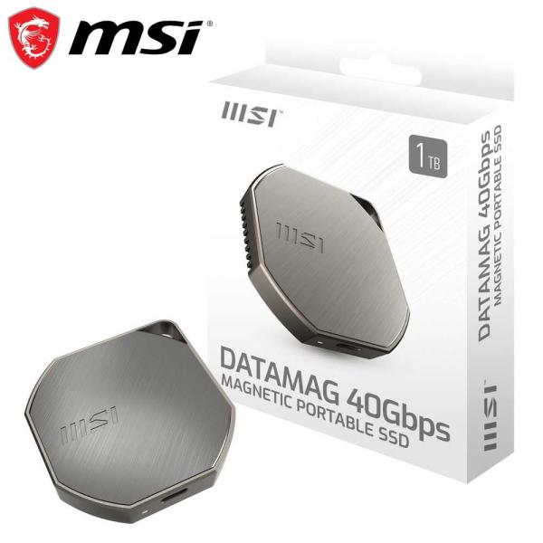 MSI｜エムエスアイ MSI DATAMAG 40Gbps 1TB MagSafe対応 外付け SS...