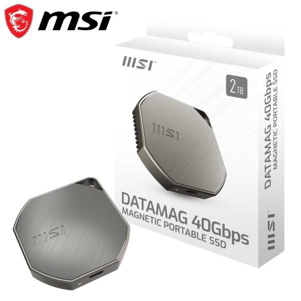 MSI｜エムエスアイ MSI DATAMAG 40Gbps 2TB MagSafe対応 外付け SS...