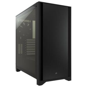 コルセア ミドルタワー型PCケース4000D Tempered Glass Black 4000D Tempered Glassシリーズ CC-9011198-WW