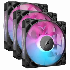 CORSAIR(コルセア) PWMファン iCUE LINK RX120 RGB Triple Fan Kit(ブラック) CO-9051018-WW 返品種別B｜joshin