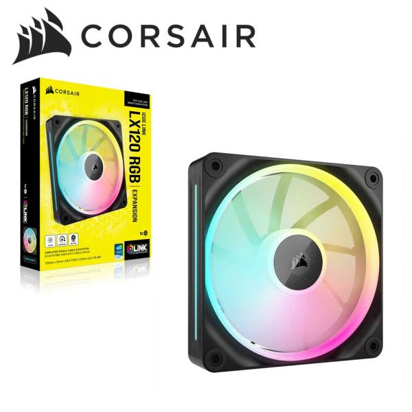 CORSAIR｜コルセア PCケースファン iCUE LINK LX120 RGB Single F...