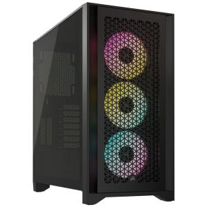 CORSAIR(コルセア) ミドルタワー型PCケース iCUE 4000D RGB Airflow Black CC-9011240-WW 返品種別B｜joshin