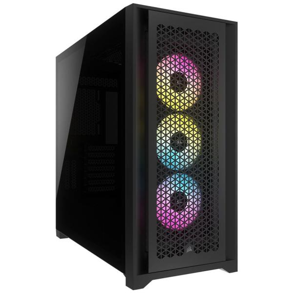 CORSAIR(コルセア) ミドルタワー型PCケース iCUE 5000D RGB Airflow ...