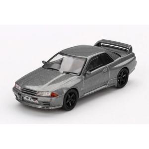 MINI-GT 1/ 64 Nissan スカイライン GT-R (NISMO BNR32 CRS Version)ダークメタルグレー(右ハンドル)(MGT01024-R)ミニカー 返品種別B