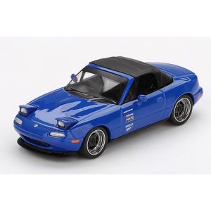 MINI-GT 1/ 64 マツダ ミアータ MX-5 (NA) チューニングバージョン ダークブル...
