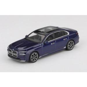 MINI-GT 1/ 64 BMW i7 xDrive60 タンザナイトブルーメタリック(左ハンドル...