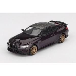 MINI-GT 1/ 64 BMW M4 Mパフォーマンス (G82) デイトナバイオレット(左ハンドル)(MGT01112-L)ミニカー 返品種別B