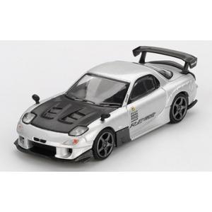 MINI-GT 1/ 64 マツダ RX-7 RE雨宮 シルバーメタリック(右ハンドル)(MGT01106-R)ミニカー 返品種別B