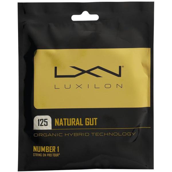 LUXILON(ルキシロン) 硬式テニス用ストリング LUXILON NAT GUT 125(ナチュ...