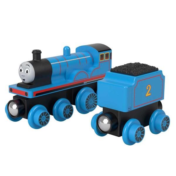 フィッシャープライス きかんしゃトーマス 木製レールシリーズ エドワード(HBJ99) 返品種別B