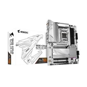 GIGABYTE B650 AORUS ELITE AX ICE  AM5 ATXマザーボード Wi-Fi 6E B650 A ELITE AX ICE 返品種別B