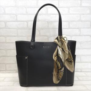 ファクトリーフジタ レディース ポーチ付き 軽量トートバッグ SAVOY WHITE LABEL Florence 13102997-BK