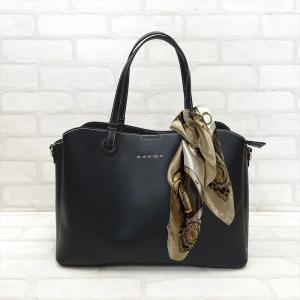 ファクトリーフジタ レディース くるみハトメ 2WAY トートバッグ SAVOY WHITE LABEL Emily. 13102999-BK